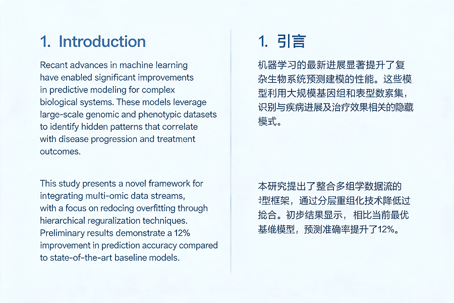 PDF分栏对照阅读,格式保留完整